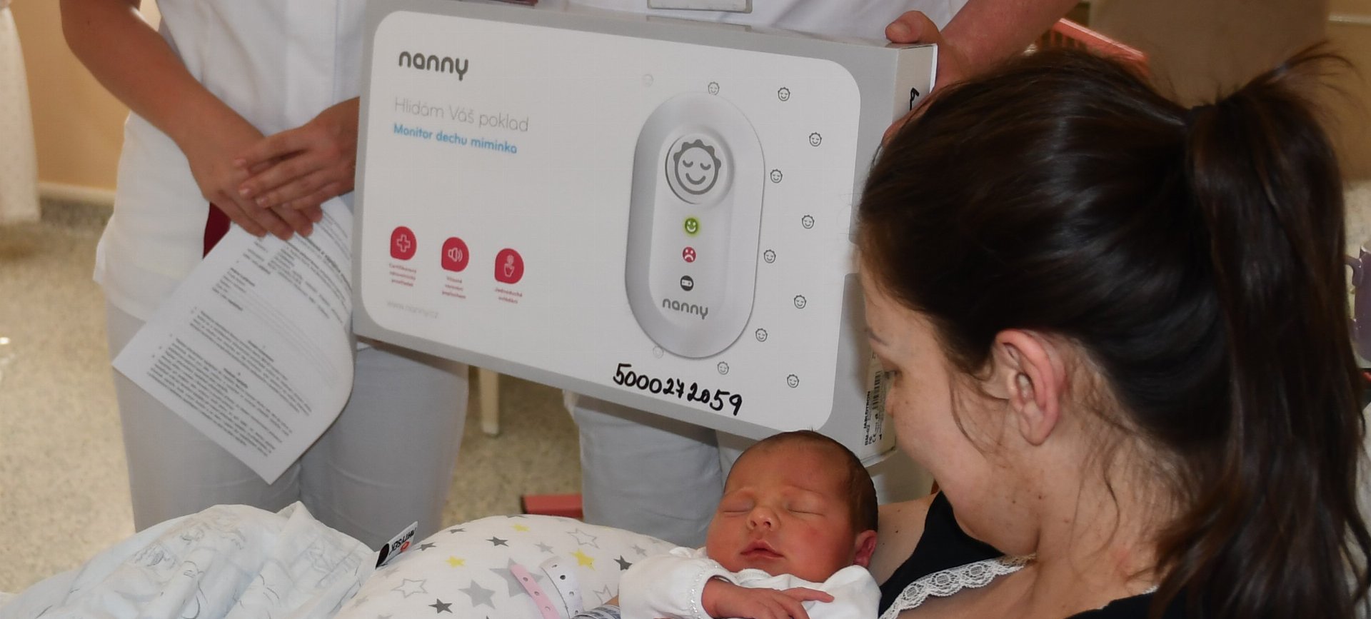 V krnovské porodnici nabízí zapůjčení monitoru dechu zdarma